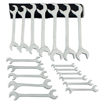 18-Piece Chrome Angle Wrench Set