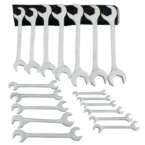 18-Piece Chrome Angle Wrench Set