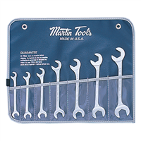 7 Piece Fractional Chrome Angle Wrench Set