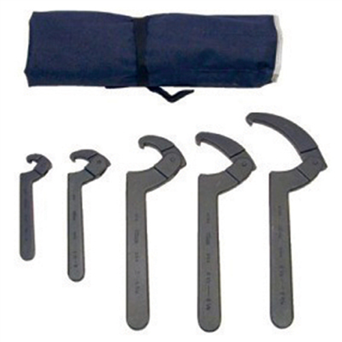 Adj. Hook Spanner Wrench Set