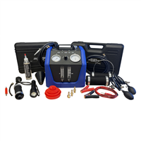 Dual Evap/High Pressure Diagnostic Smoke Machine w/ Truck Adapter Kit