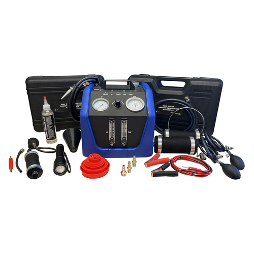 Dual Evap/High Pressure Diagnostic Smoke Machine w/ Truck Adapter Kit