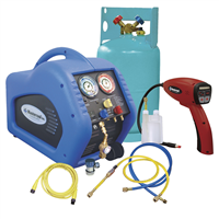 Complete Refrigerant Recovery System with 55100-R Leak Detector