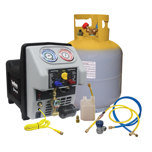 Mastercool HD Recovery Machine with 50 lb. DOT tank