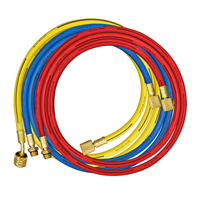 60"YELLOW HOSE W/SHUT OFF-1/2"