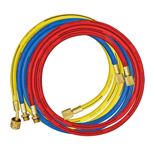 60"YELLOW HOSE W/SHUT OFF-1/2"