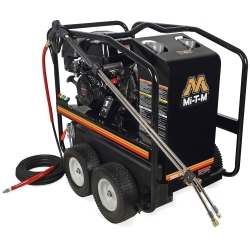 Mi-T-M Gas-Powered Direct Drive Hot Water Pressure Washer with 3500 PSI