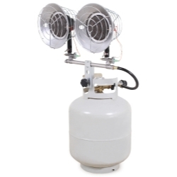 Tank-Top Propane Double Heater, 30,0000 BTUs (propane tank not included)