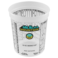 Mountain Disposable Quart Plastic Mixing Cup (100 per case)