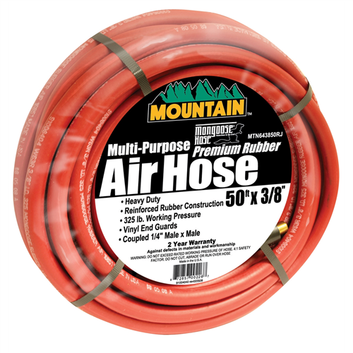 Mountain 50 ft. x 3/8 in. Rubber Hose