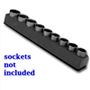 1/2 in. Drive Magnetic Black Socket Holder 10-19mm