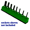 Soc Hol 3/8u Mag Dk Green - Shop Mechanics Time Saver Tools & Supplies