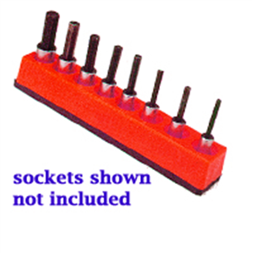 3/8 in. Drive Universal Magnetic Rocket Red Socket Holder 10-19mm