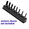 3/8 in. Drive Universal Magnetic Black Socket Holder 10-19mm
