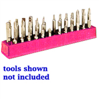 1/4 in. Magnetic Hot Pink 37-Piece Bit Holder