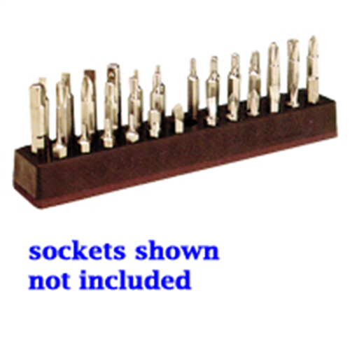 1/4 in. Magnetic Yellow 37-Piece Bit Holder
