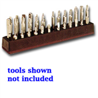 Mechanics Time Saver 584 1/4 in. Magnetic Orange 37-Piece Bit Holder