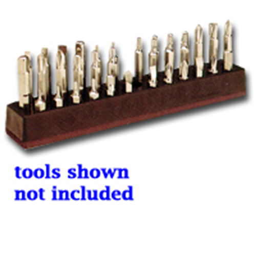 Mechanics Time Saver 1/4 in. Red Magnetic 37-Piece Bit Holder (Bits Not Included)