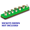 3/8 in. Drive Magnetic Neon Green Socket Holder 5.5-22mm