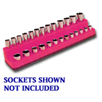 1/4 in. Drive Magnetic Hot Pink 4 to 14 mm Socket Holder