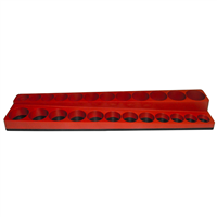 Mechanics Time Saver D3811 3/8 In. Drive Straight Line Deep, Red