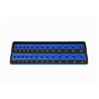 Mechanics Time Saver Psh38M-Blu 3/8" Metric Peg Socket Holder - Blue