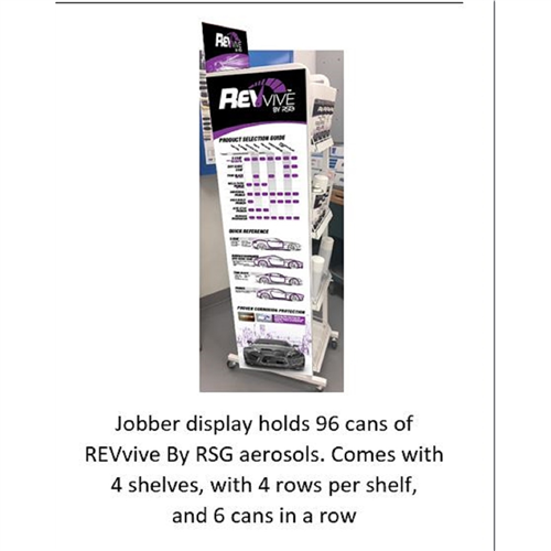 Revive Aerosols Jobber Display Rack