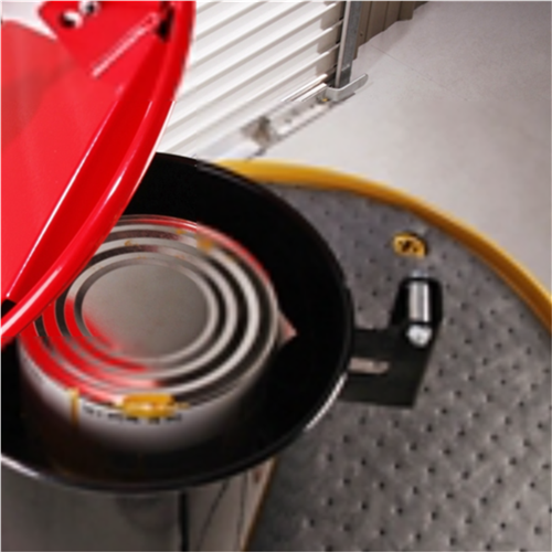 TALL STEEL DRUM FUNNEL
