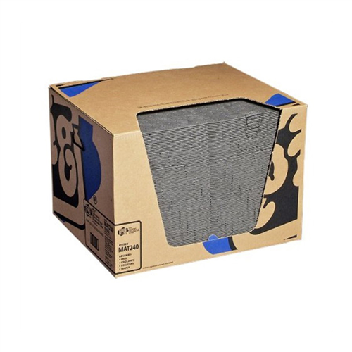 New Pig Mat240 Absorb Mat Pad In Dispenser Box Univers