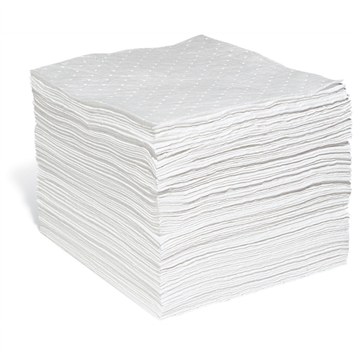 New PigÂ® Absorbent Pads 15 x 19 Heavy Weight (100 per Bag)