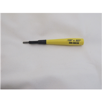 Male .120 X .027" Yellow Probe