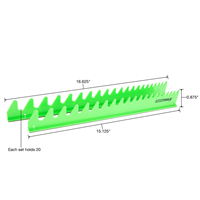 Great Neck Tools Llc 22217 4Pc Wrench Holder Set-Green