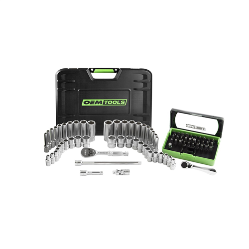 Great Neck Tools Llc 23982 80Pc 1/4In Ratchet And Socket Set