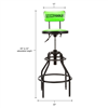 Great Neck Tools Llc 24931Two 2 Pack - Stool With Backrest
