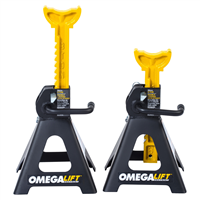 Double Locking 3 Ton Ratchet Style Jack Stands - Handling Equipment