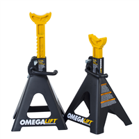 6 Ton Double Locking Ratchet Style Jack Stands - Handling Equipment
