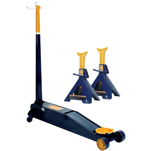 4 Ton Long Chassis Service Jack with 6 Ton Jackstands