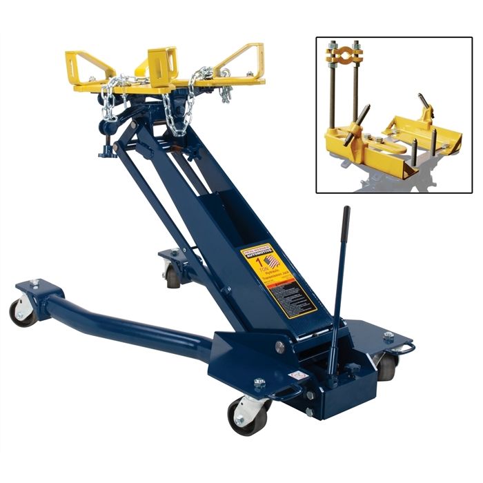 1 Ton Low Profile Transmission Jack with Saddle Adaptor