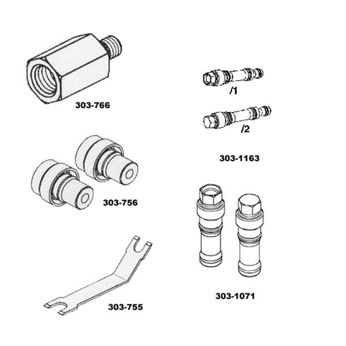 OTC Tools & Equipment - 6l Injector Pressure Rail Set
