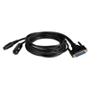 DB-25 to 8 pin DIN Cable Adapter for Monitor 4000E