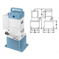 Otc 4036 Pump Hydraulic / Electric 2 Stage 3Pos 4Way Valve