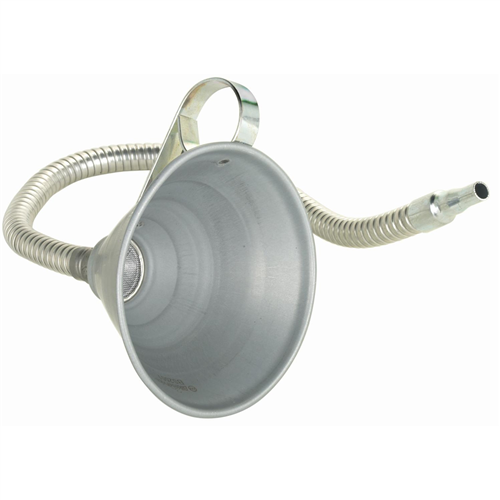 5 1/2" Aluminum Funnel with 25" Flexible Spout