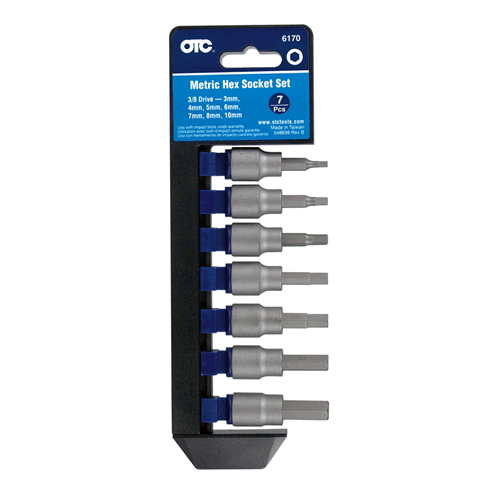 OTC Tools & Equipment - 6170 7 Piece Metric Hex Bit Socket Set
