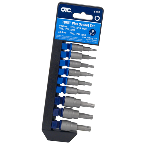 OTC Tools & Equipment - 6180 9 Piece Torx Plus Bit Socket Set