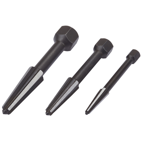 OTC Tools & Equipment - 3 Pc Double Edge Screw Extractors