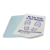 Petoskey Plastics FB-M1765-01 Petoskey Plastics One Color, Blue Footprint on Poly-Back Paper Floor Mat