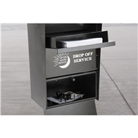 Self Contained Key Drop Box, Black