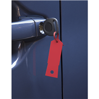 Petoskey Plastics FB-P9933-99 Petoskey Plastics Key Tags, Red (Pack of 1000)