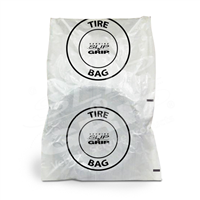 Petoskey Plastics XL Tire Bags, White (125 Bags)