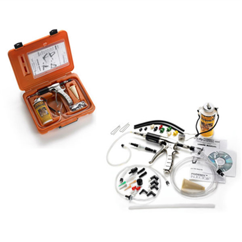 MaxPro Brake Bleeder Set, with Motorcycle Adapter, Works on ABS, with Reverse Fluid Injection, Case